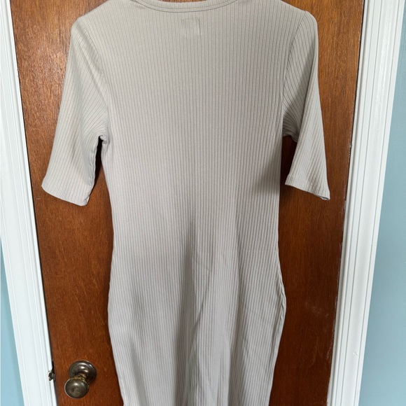 GAP Cream Ribbed Mini Dress - Picture 5 of 5